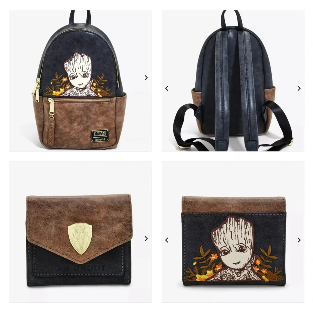 Loungefly Marvel Guardians of the Galaxy Groot Floral Set